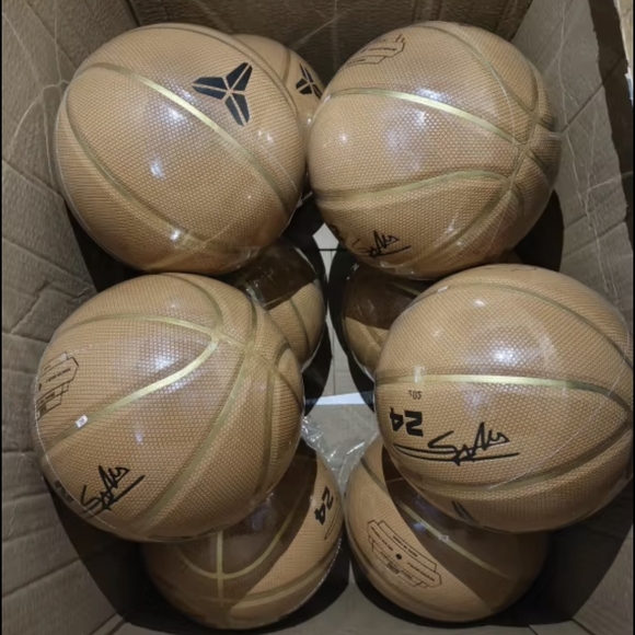 Leather Basketball with Logo and Signature - Picture 3 of 3